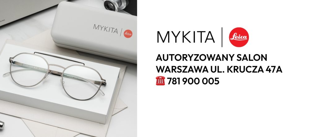 Okulary MYKITA Leica ML10 Black/White Edges - 3